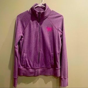 PINK Victoria Secret jacket zip up sweater size small petite women’s SP jacket
